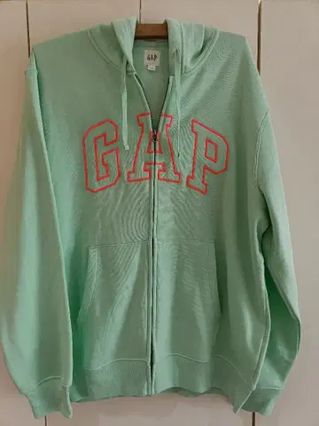 GAP 후드 부착 후드티 민트 그린