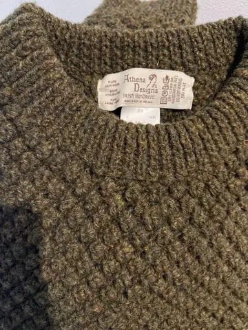 Athena Designs 스웨터 올리브 그린