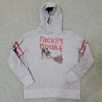 Disney x Duffer 콜라보 후드티 그레이 미키 Mickey