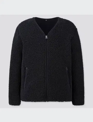 유니클로 보아 플리스 V넥 가디건 새상품