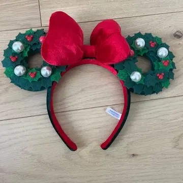 디즈니 크리스마스 리스 머리띠
