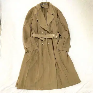 [ 꼼사데모드 ] 트렌치 롱 코트 더블 버튼 허리 벨트 11