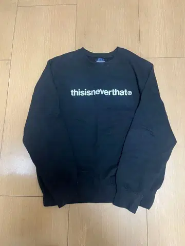 thisisneverthat 맨투맨 블랙