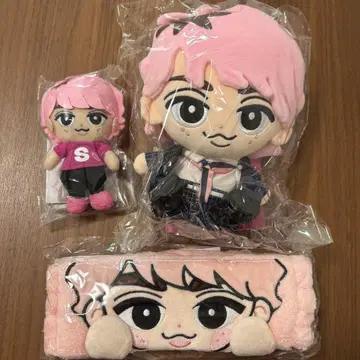 사쿠마 다이스케 스노우 세트 봉제 인형 키링 헤어밴드 SnowMan