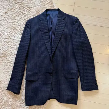 SHIPS 네이비 스트라이프 비즈니스 정장