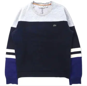 [ LACOSTE ] 바이컬러 반지 라인 맨투맨