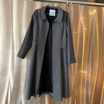 MATITAROSSA 도트 무늬 롱 코트