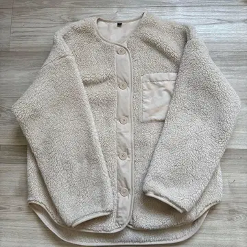 유니클로 마리메꼬 플리스 자켓 보아 자켓 플리스 가디건