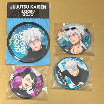 주술회전 라메키라 캔뱃지 BIG 캔뱃지 젠인 마키 고죠 사토루