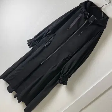 SPECCHIO 스페치오 풀 집업 후디드 코트 블랙 가벼움 40