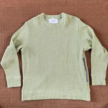 골프 SeaGreen 라이트 그린 와플 스웨터