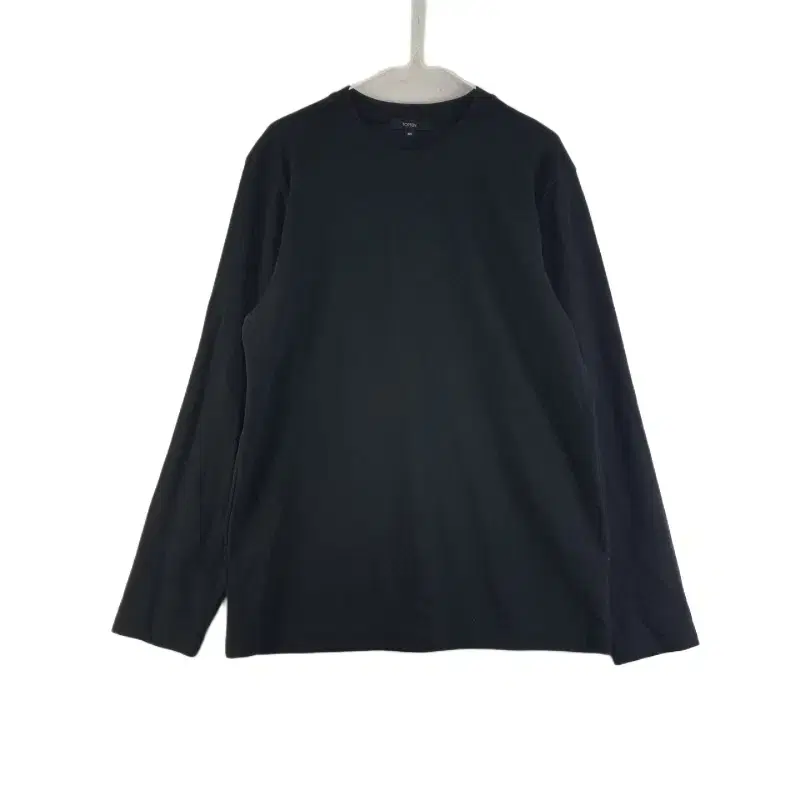 K5568 TOPTEN Men's 105 Black Plain Waffle Long-Sleeve T-shirt