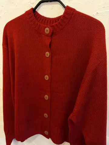 오렌지 버튼 가디건 신상 택 포함