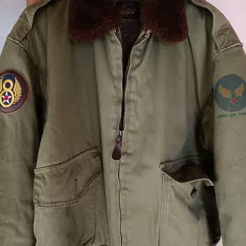 올리브 드라브 플라이트 자켓 8th Air Force