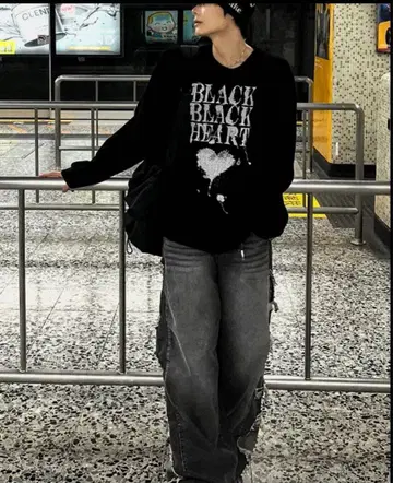 COSYHARU Black street knitwear