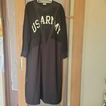 USN GALLERY USARMY 로고 롱 원피스