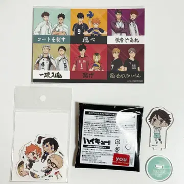 하이큐 카페 미니 아크릴 스탠드 스티커 오이카와