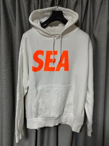 SEA WIND AND 후드티 화이트