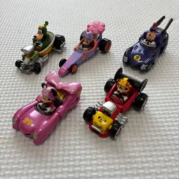 [ 단종품 ] 토미카 미키마우스와 로드 레이서즈 5대 세트