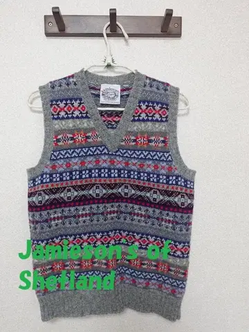 새상품급 제이미슨 오브 셰틀랜드 남성용 베스트 아우터 베스트 XS