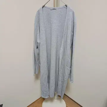 띠어리 럭스 롱 가디건 긴팔 포켓 부착