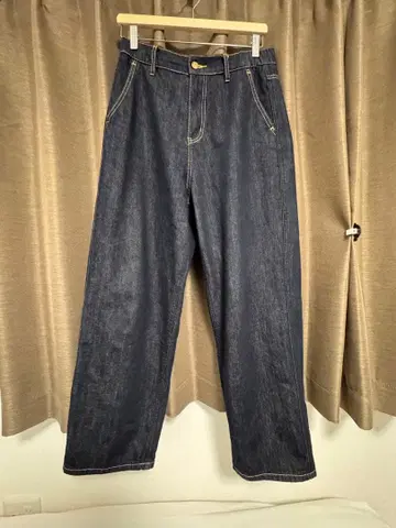 BONBON 릴랙스핏 스트레이트 청바지 B5020 navy