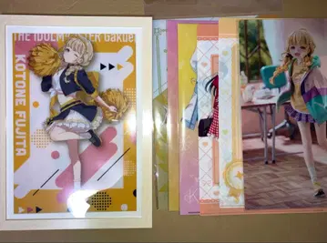 학마스 후지타 코토네 각종 클리어 파일 20th 미니 병풍