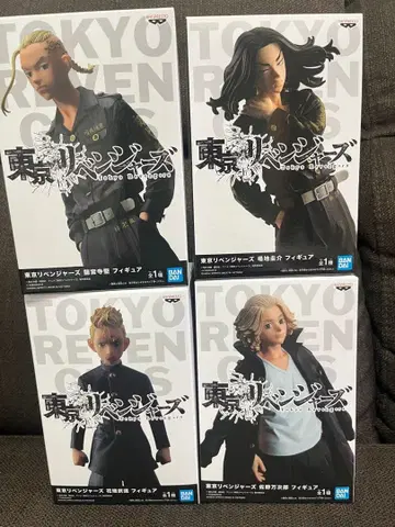 도쿄 리벤저스 피규어 4체 세트 무도 마이키 드라켄 바지 새상품