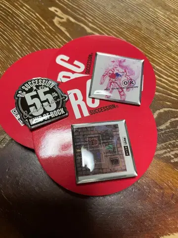 RC 핀 배지 3개 세트