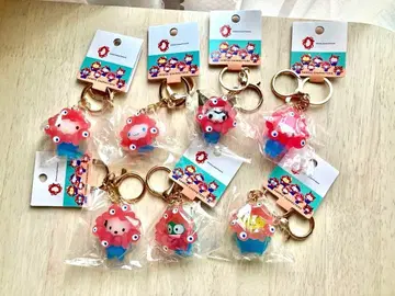 산리오 미야쿠미야쿠 키링 클리어 컴플리트 7개 세트