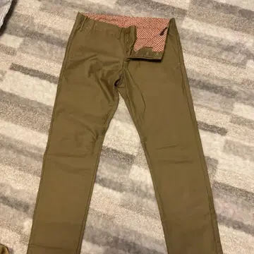 INCOTEX 카키 치노 팬츠