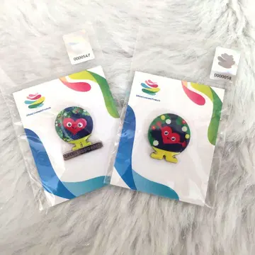 2027 그린 엑스포 핀 배지 2개 세트