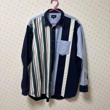 [ 새상품급 ] BEAMS 스트라이프 오버 사이즈 셔츠