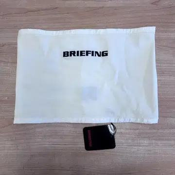 BRIEFING 화이트 넥워머 프리 사이즈
