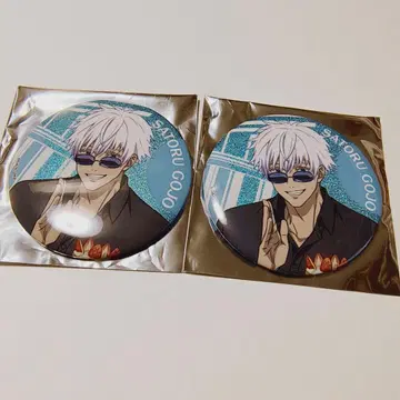 주술회전 x 이케프리 콜라보 고죠 사토루 캔뱃지 IKEPRI CANVAS