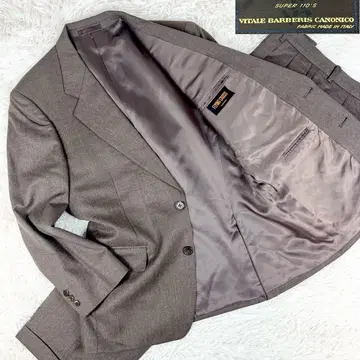 [컨디션 최상] CANONICO 원단 수트 온워드 카시야마 브라운