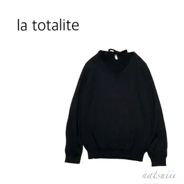 라토타리테 백리본 울 하이 게이지 풀오버