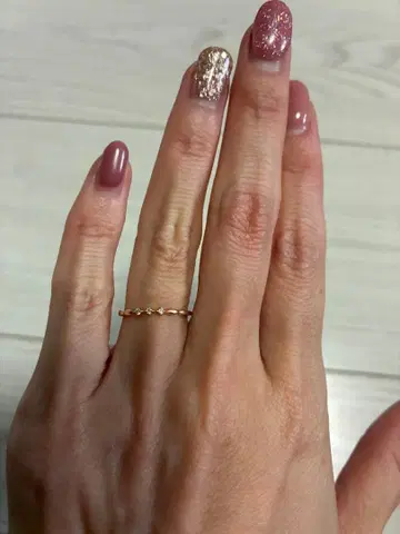 ete K10 YG 다이아몬드 반지 11호