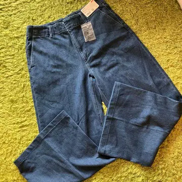 유니클로 UNIQLO 와이드 트라우저 청바지 XXL 사이즈 여성용