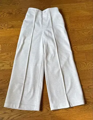 베이지 와이드 팬츠 S 사이즈