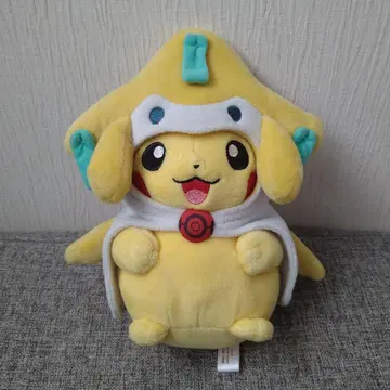 포켓몬 센터 도호쿠 한정판 지라치의 판초를 입은 피카츄 봉제 인형 고품질