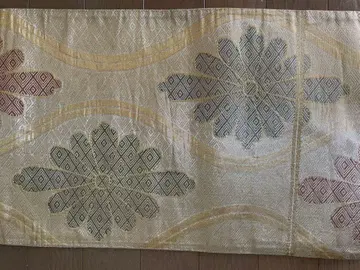 아름다운 꽃무늬 후쿠로 오비