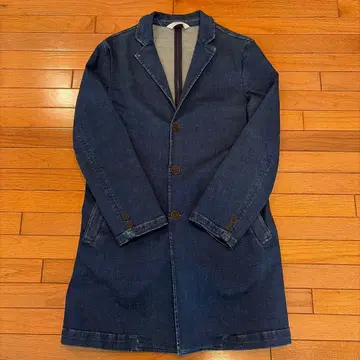 ZARA INDIGO DENIM 체스터 코트