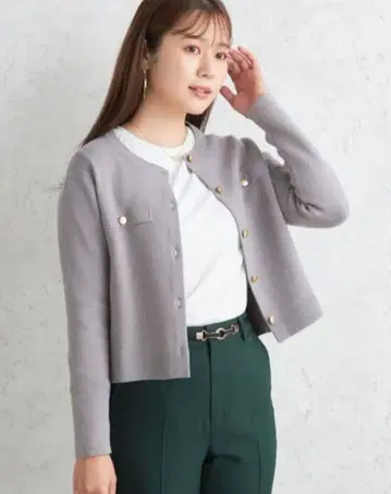 AOKI 니트 가디건 니트 자켓 그레이 S 사이즈