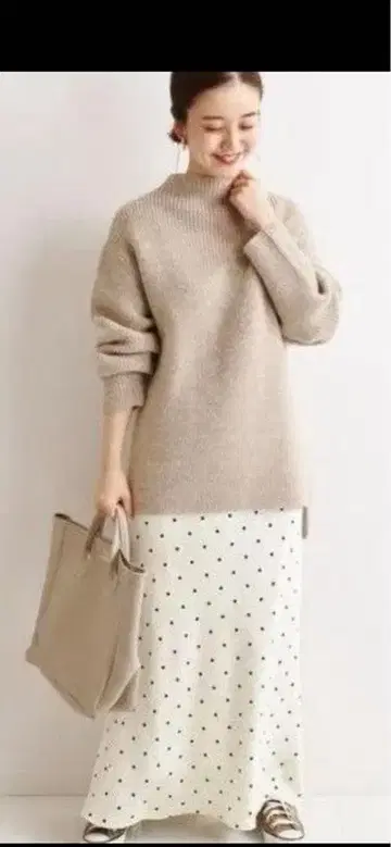 IENA 미사용 새상품 베이지 니트