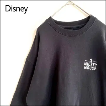 디즈니 맨투맨 그레이 오버 사이즈 미키