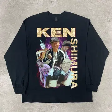 시무라 켄 랩티 [ XL 사이즈 ] 긴팔 블랙