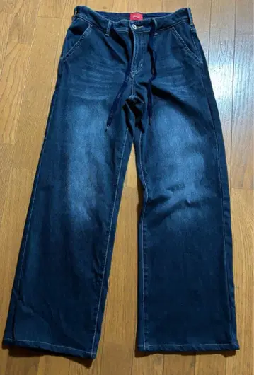 EDWIN 저지 JERSEYS 이지 와이드 청바지 JWE25 S 사이즈