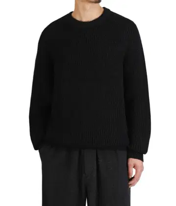 바토너 BATONER SIGNATURE CREW NECK 블랙