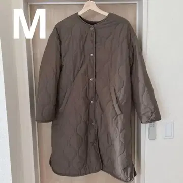 아메리칸 홀릭 따뜻한 리버서블 퀼팅 코트